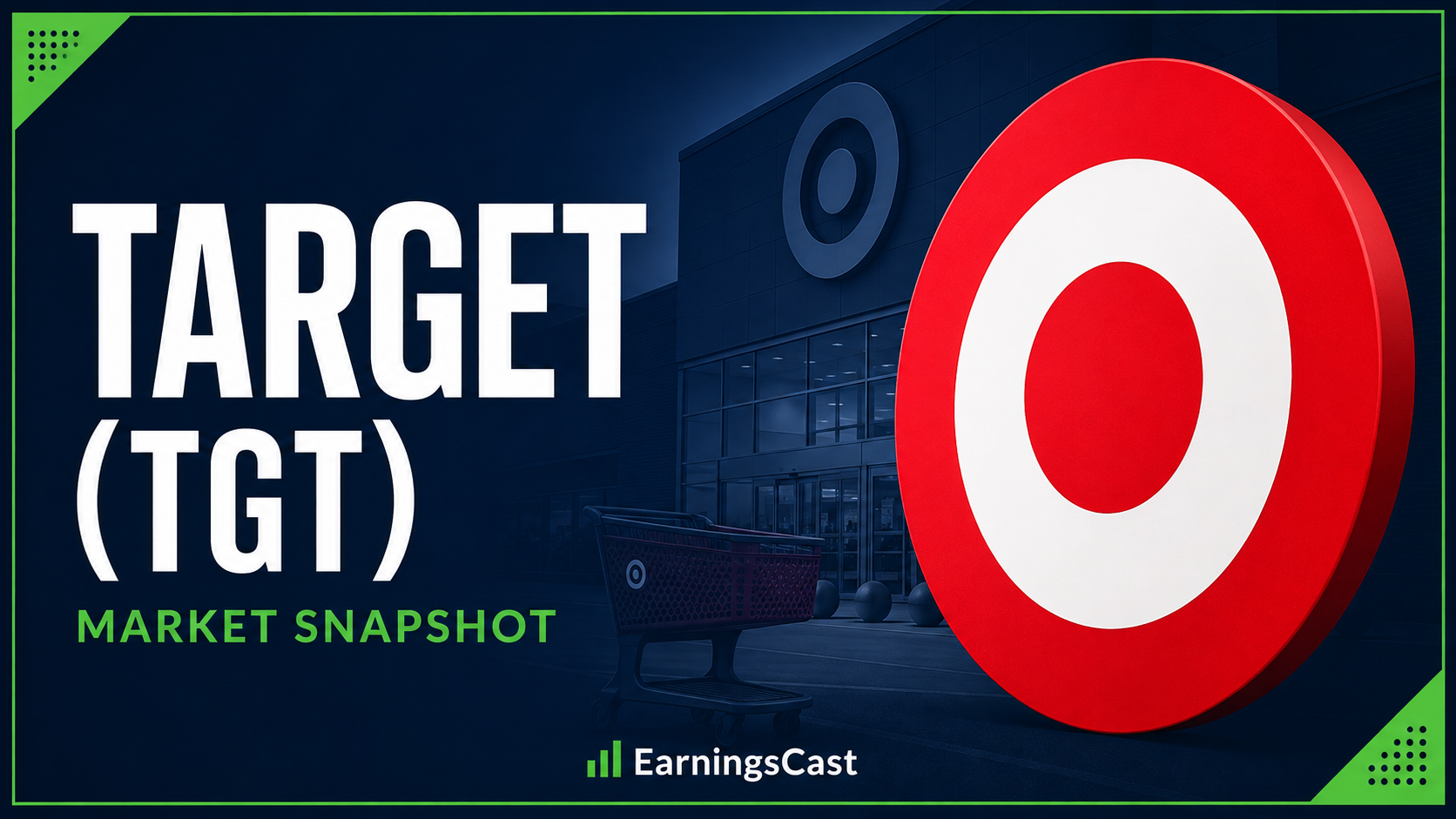 Target Corporation Market Snapshot with green beginner-friendly accents